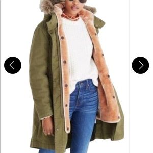 Madewell Army Green Winter Jacket